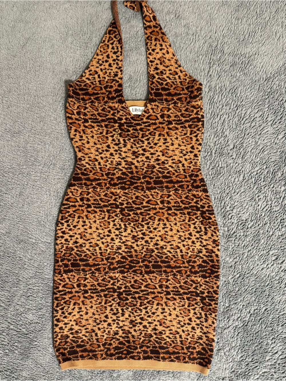 Lilyful leopard print body-con dress